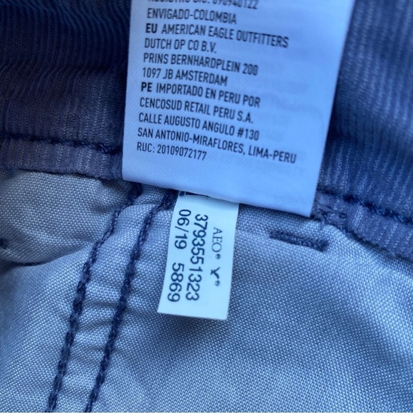 American Eagle Light Purple Corduroy Pastel Mom Short - Picture 10 of 13